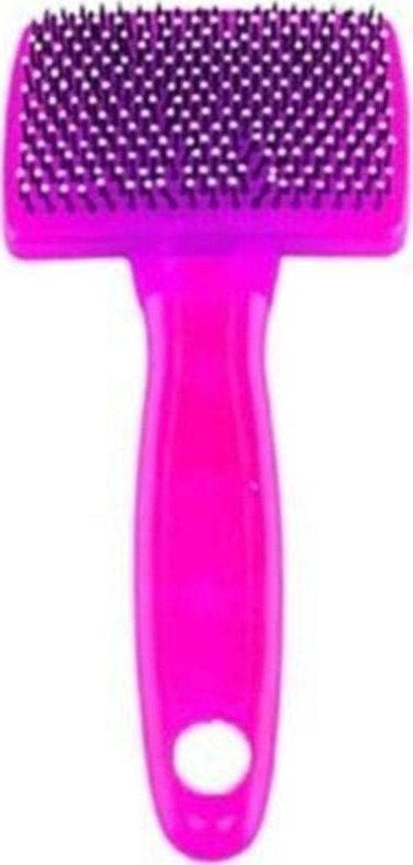 Zampa Slion Top Başlıklı Kedi Ve Köpek Fırçası Pembe - Image 1
