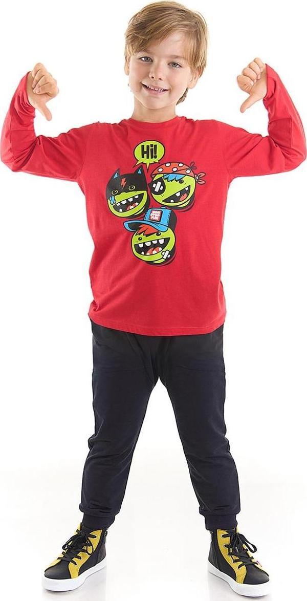 Hi Gang Erkek Çocuk T-shirt Pantolon Takım - Image 1