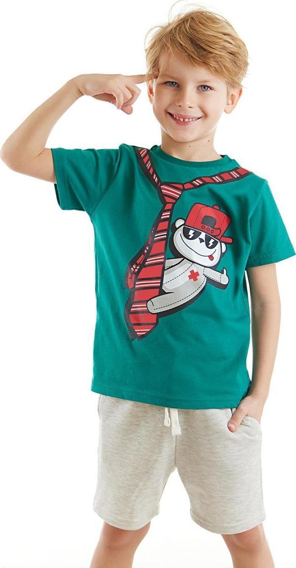 Kravat Koala Erkek Çocuk T-shirt Şort Takım - Image 1