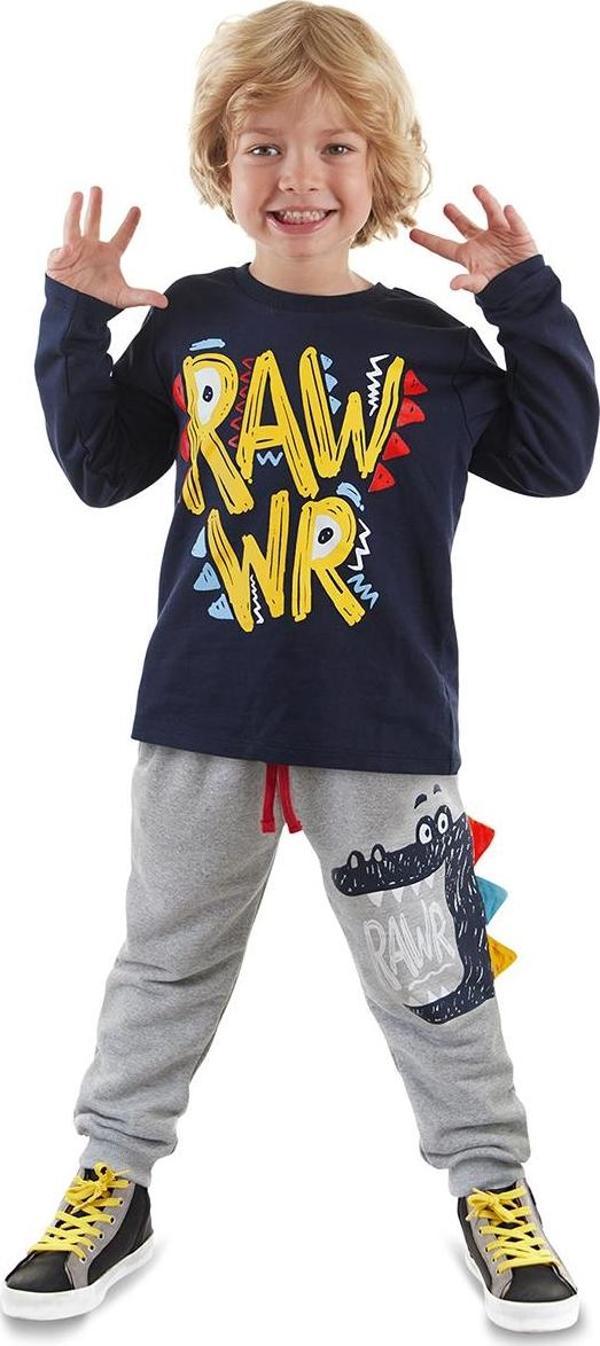 Rawr Erkek Çocuk T-shirt Eşofman Altı Takım - Image 1