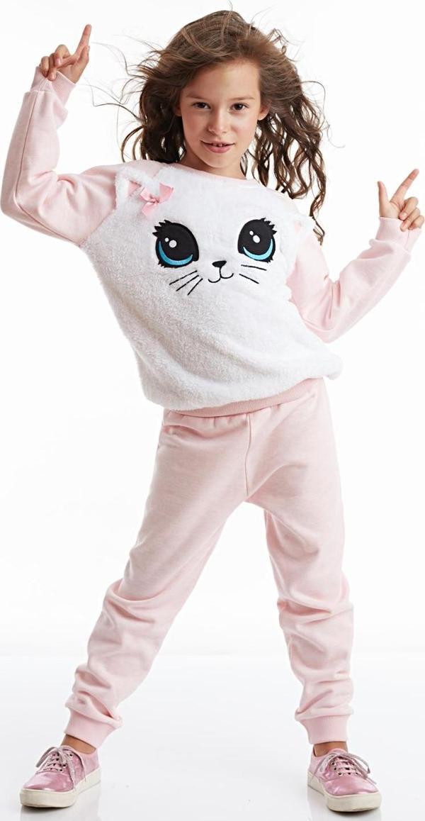 Baby Cat Kız Çocuk Yumuş Eşofman Takım - Image 1