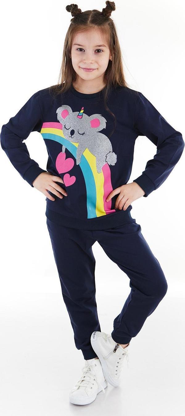 Simli Koala Kız Çocuk Kışlık Eşofman Takım - Image 1