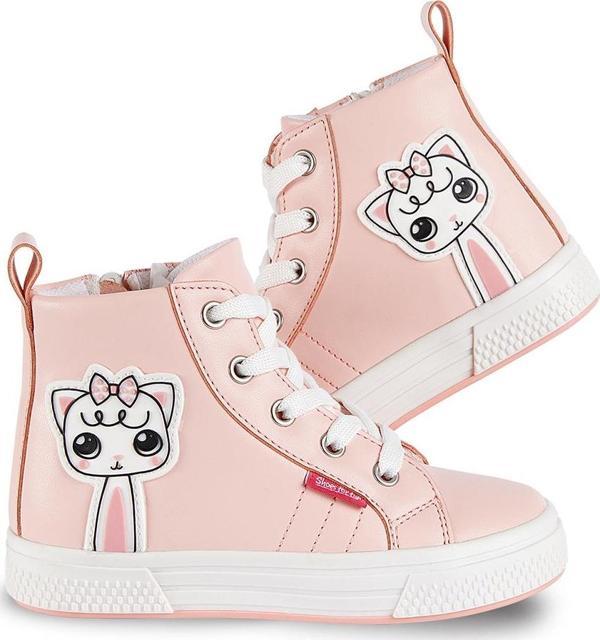 Kedicik Pembe Kız Çocuk Sneakers Spor Ayakkabı - Image 1