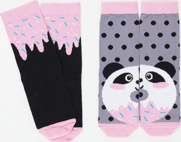 Panda&Crema Kız Soket Çorap 2'li Takım - Image 1