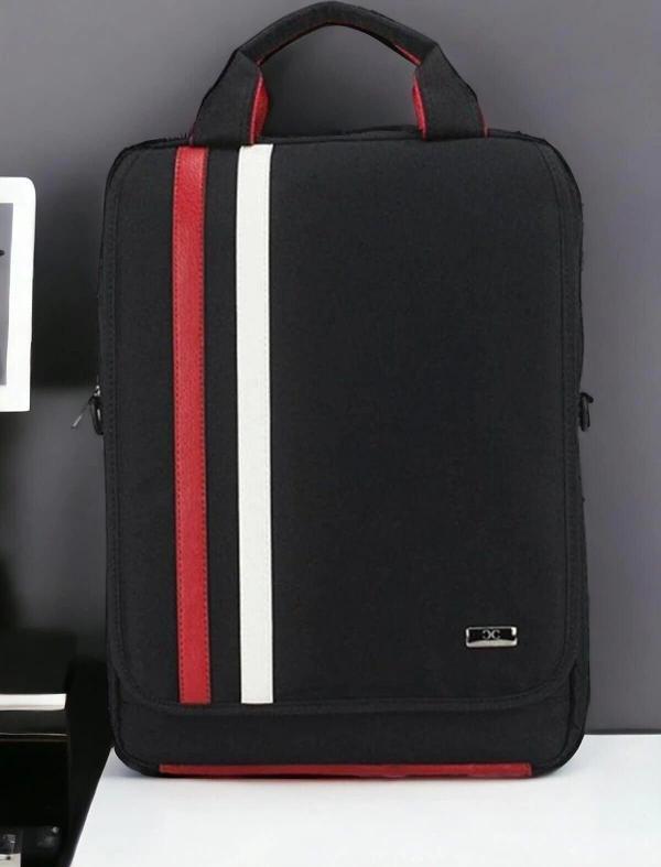 15,6 inç Slim Siyah Laptop Sırt Çantası - Image 1