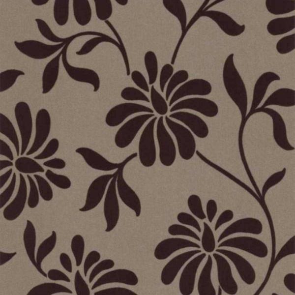 GRAHAM BROWN FLOCK KADİFE İŞLEME DUVAR KAĞIDI 19421 (5m2) - Image 1