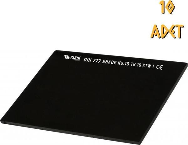 Kupa Kaynak Maske Camı DIN777 - 80 mm X 3 mm - 10 Adet - Image 1