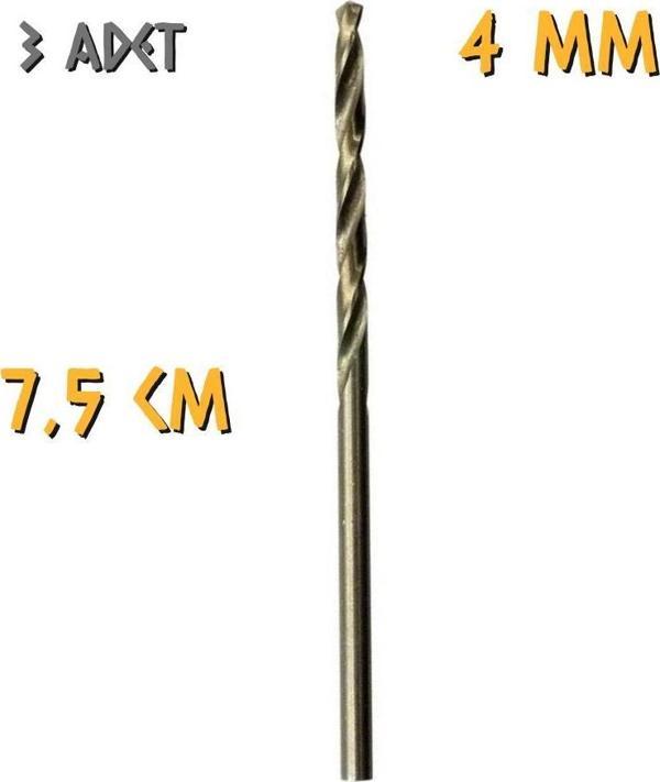 Kupa Tyson Metal Ahşap Delici HSS Matkap Ucu 4.0 mm. - 3 Adet - Image 1