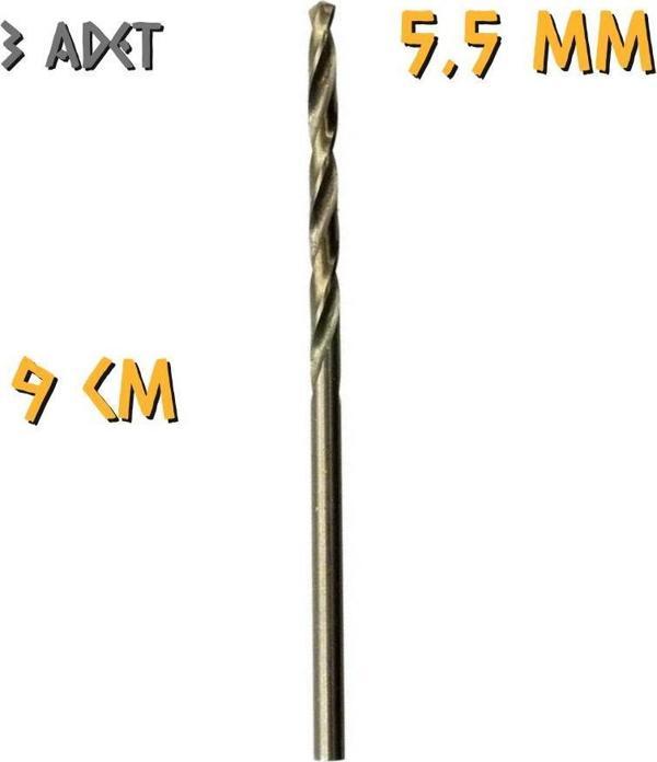 Kupa Tyson Metal Ahşap Delici HSS Matkap Ucu 5.5 mm. - 3 Adet - Image 1