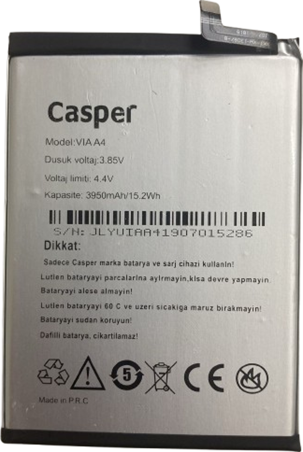 Casper Uyumlu Vıa A4 Batarya - Image 1