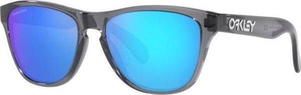Oakley Frogskins XXS Genç Güneş Gözlüğü J900902 Grey Smoke Prizm Sapphire - Image 1