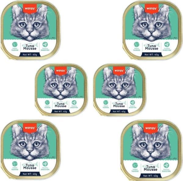 Ton Balıklı Alutray Kedi Yaş Maması 40 Gr x 6 Adet - Image 1