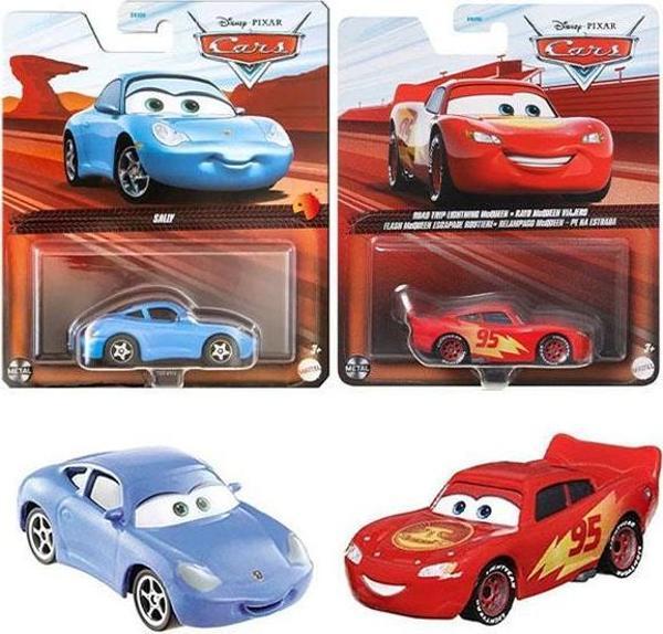 Disney Pixar Cars 2 Araç Set - Road Trip Lightning McQueen & Sally (1/55) - Image 1