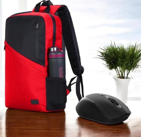 Classone Mila W302 15,6 Su Geçirmez Kumaş Laptop Sırt Çanta + Kablosuz Mouse - Image 1
