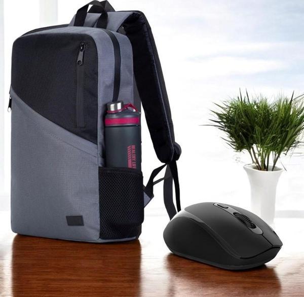 Classone Mila W304 15,6 Su Geçirmez Kumaş Laptop Sırt Çanta + Kablosuz Mouse - Image 1
