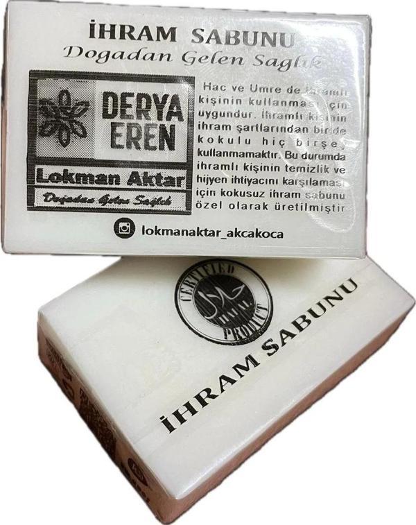 4 Adet Derya Eren Kokusuz Ihram Sabunu 120 G - Image 1