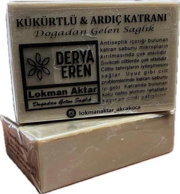 5 Adet Derya Eren Ardıç Katranlı Kükürtlü sabun 120 g - Image 1