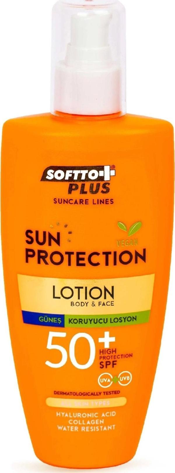 50 spf koruyuculu vücut ve yüz güneş losyonu UVA&UVB 200 ml - Image 1