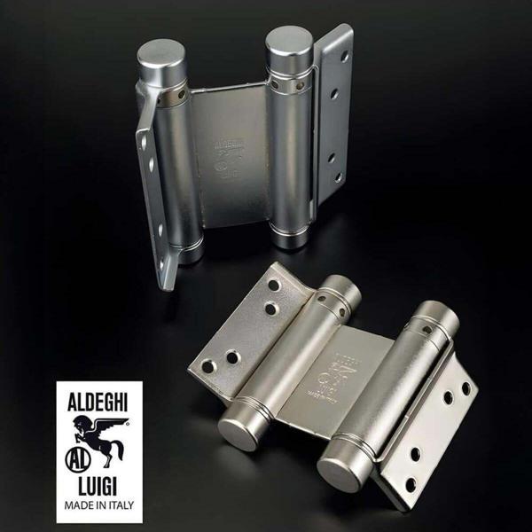 ALDEGHİ Aldeghı Çarpma Kapı Menteşesi Art.101B Serisi Nikel 100 Mm - Image 1