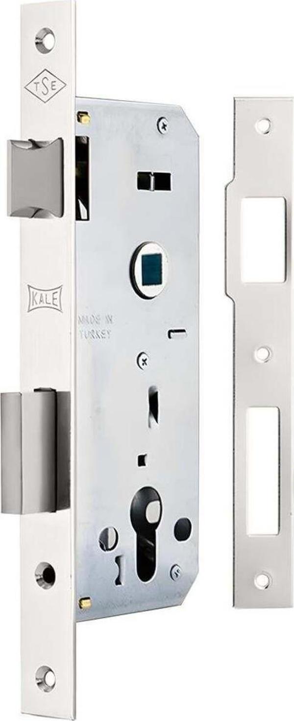 KALE Silindirli Gömme Kilit 152 R Serisi Köşeli 35/23 Mm Nikel - Image 1