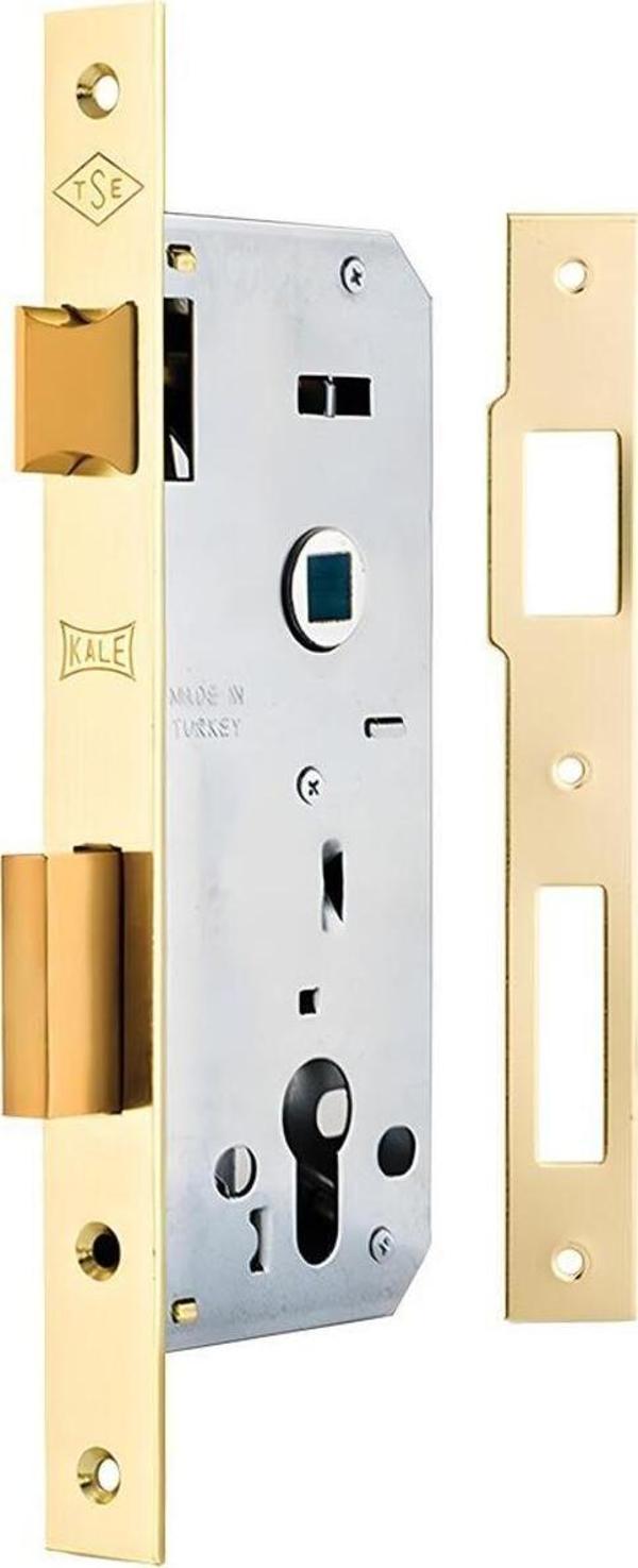 KALE Silindirli Gömme Kilit 152 R Serisi Köşeli 35/23 Mm Sarı - Image 1