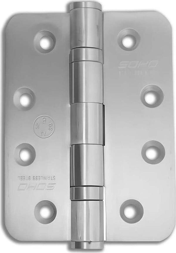 SOHO Yaprak Menteşe Paslanmaz Çelik 201 Kalite 101.6X76X3Mm - Image 1