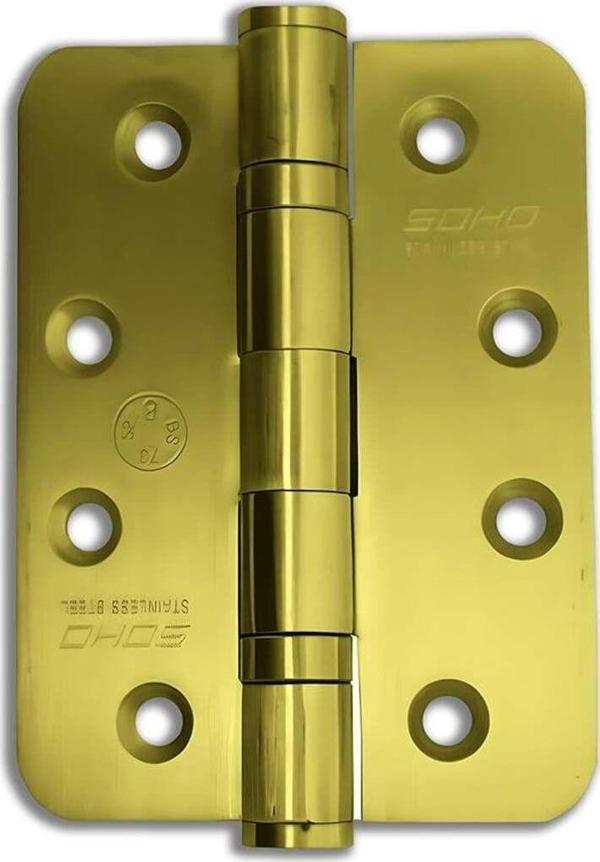 SOHO Yaprak Menteşe Paslanmaz Çelik 201 Kalite 101.6X76X3Mm - Image 1
