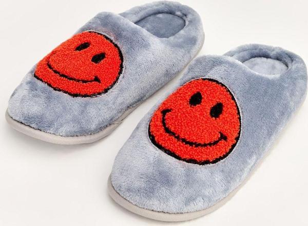 Chirpy Yubi - Gülen Yüz Emojili Kadın Ev Terliği - Image 1