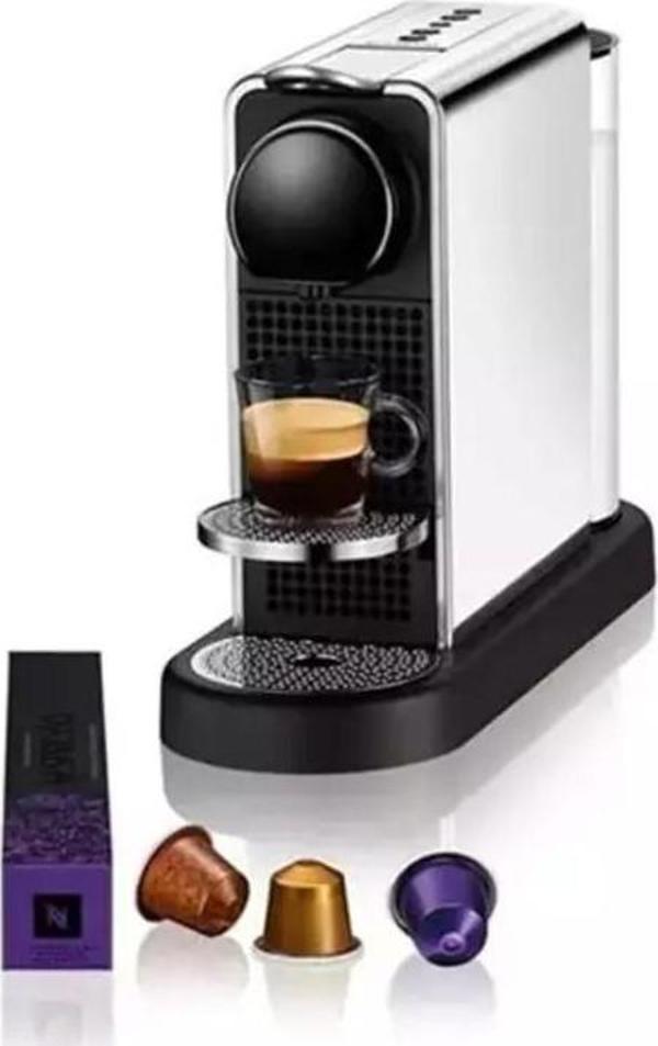 Nespresso C140 Citiz Platinum Paslanmaz Çelik Kapsüllü Kahve Makinesi - Image 1