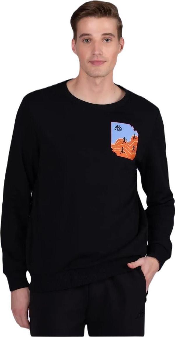 Kappa 361G7PW005 Authentic Graphik Virl Tk Erkek Sweatshirt - Image 1