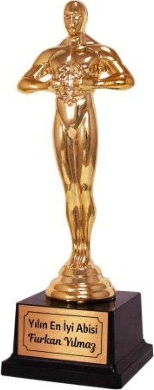 Yüksel Kişiye Özel Yılın En Iyi Abisi Oscar Ödülü ,Metal Levhaya Isim Basılabilir Ürün - Image 1