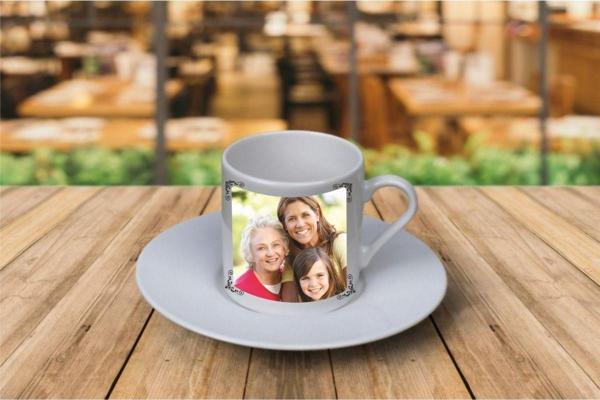yüksel34 Kişiye Özel Resim Baskılı Türk Kahvesi Fincanı - Image 1