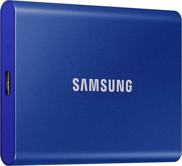Samsung T7 2 TB MU-PC2T0H/WW 2.5 SSD USB 3.2 Mavi Taşınabilir Disk - Image 1
