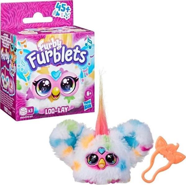 Furby Furblets Loo-Lay Mini Friend, 45+ Ses ve Müzik, 6 Yaş ve Üstü İçin Elektronik Peluş - Image 1