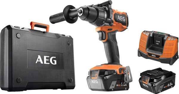 Aeg BSB 18BL2-602K 18V 6Ah Çift Akülü Kömürsüz Darbeli Matkap – 4935481043 - Image 1