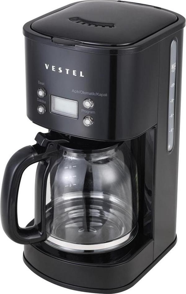 Vestel Retro Siyah Filtre Kahve Makinesi - Image 1