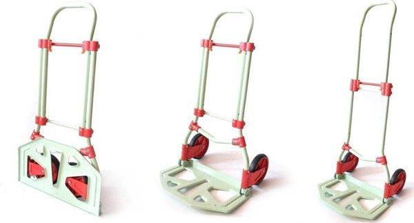 Balatlı Katlanabilir Portatif 90 Kg Paket Ve Koli Taşıma Arabası - Image 1