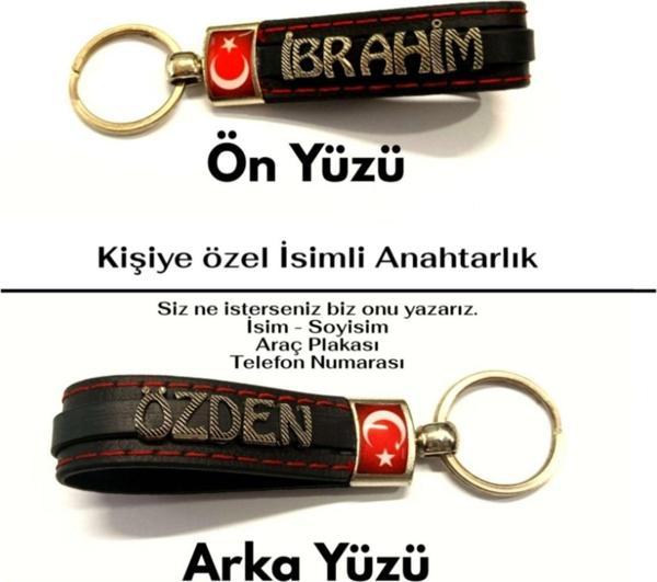 Isimli Anahtarlık - Kişiye Özel Anahtarlık - Çift Taraflı Isimli Anahtarlık - Image 1