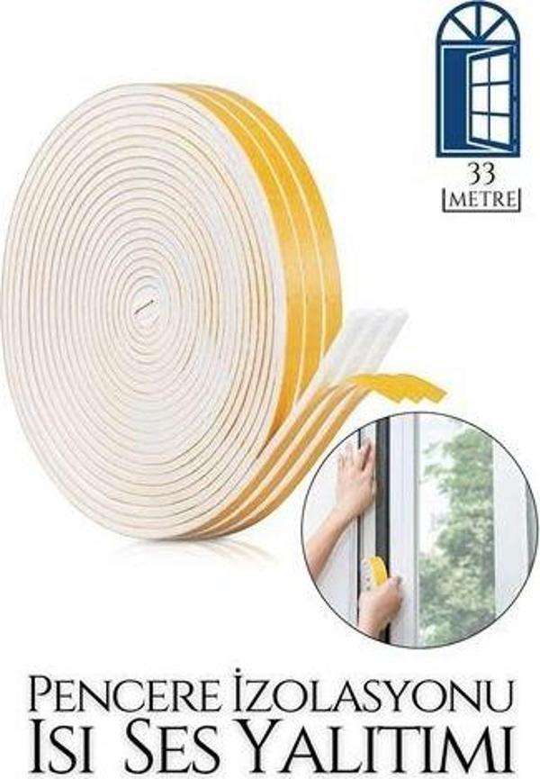 Findit Pencere Ses Isı Yalıtım Sünger Bant 33 METRE - Image 1