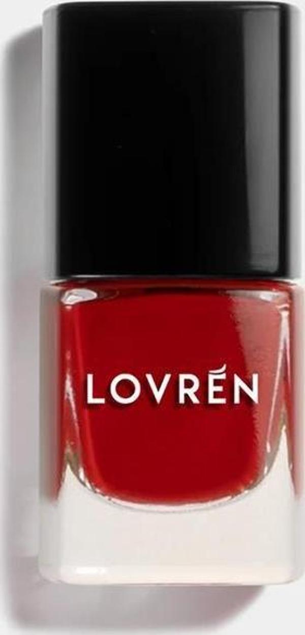 Lovren S10 Nail Polish Intense Red Yoğun Kırmızı Oje 5ML - Image 1