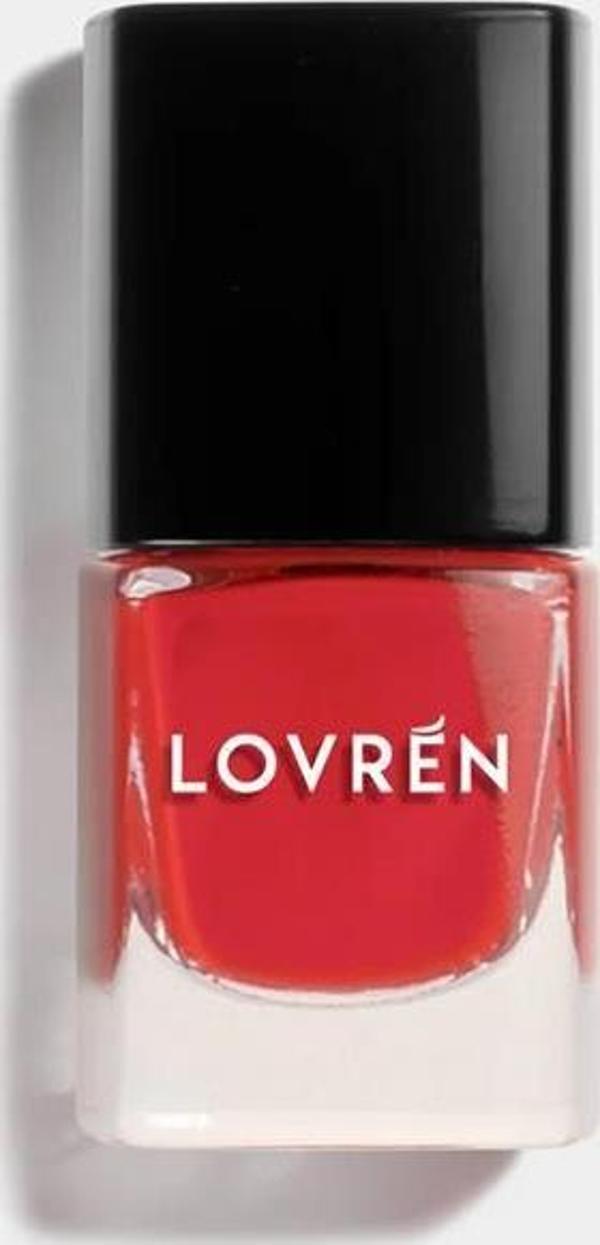 Lovren S22 Nail Polish Cherry Red Kiraz Kırmızı Oje 5ML - Image 1