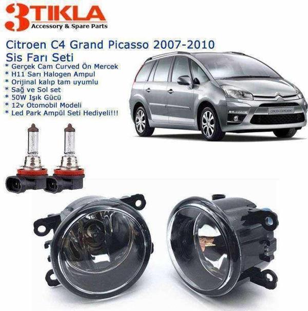 Citroen C4 Grand Picasso 2007-2010 Sis Farı Set Oem: 8200074008 - Image 1