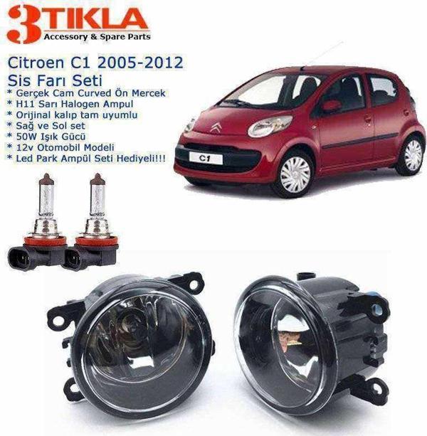 Peugeot 107 Sis Farı Set  Oem:  8200074008 - Image 1