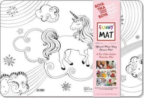 Akademi Çocuk Unicorn Funny Mat  - Image 1