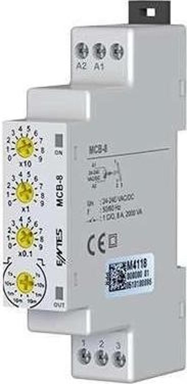 Entes Mcb-8 Elektronik Zaman Rölesi - Image 1
