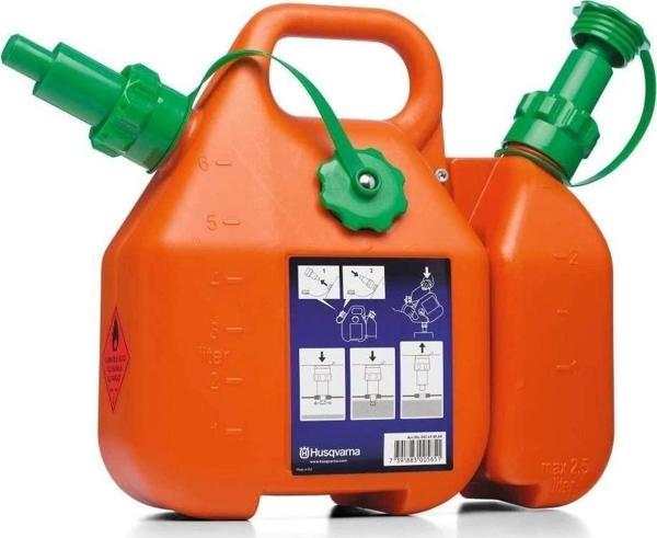Husqvarna H505698000 Benzin Ve Yağ Yakıt Bidonu 6+2.5Lt - Image 1
