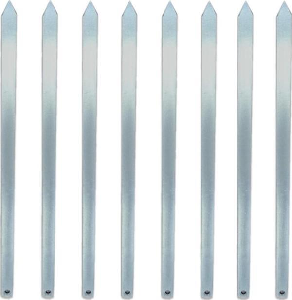 Çevre Paslanmaz Metal Adana Şiş 8 Adet - (1 Adet Şiş: 50 Cm) - Image 1