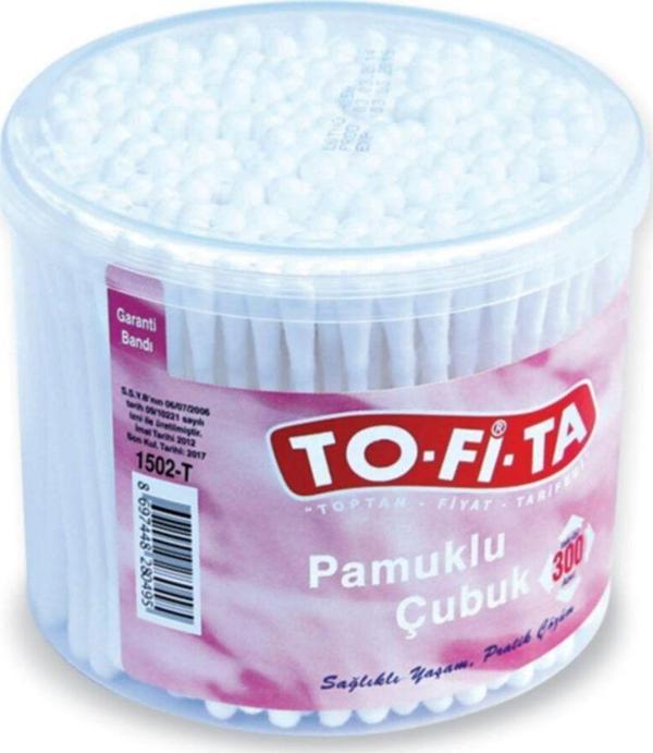 Tofita To-fi-ta Kulak Çubuğu Pamuklu 300'lü - Image 1