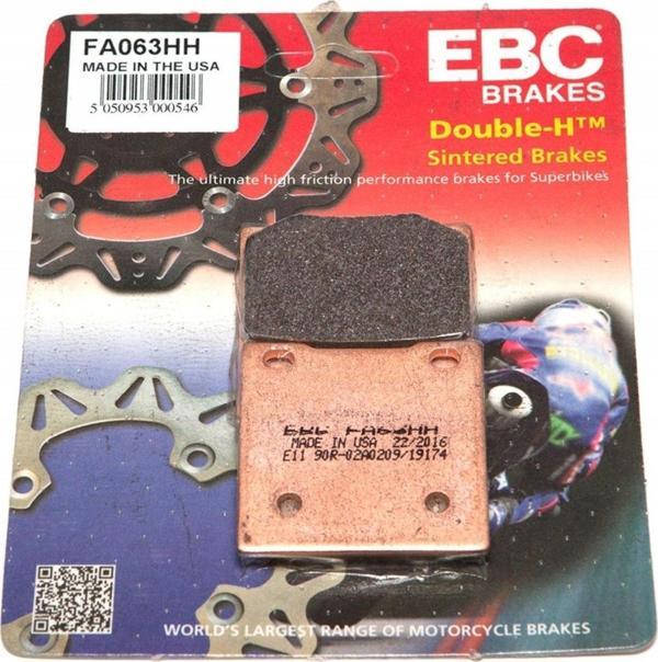 Ebc Fa063Hh 2001-2005 Suzuki GSF 1200 Bandit S Uyumlu Arka Fren Balatası Sinterli Balata - Image 1