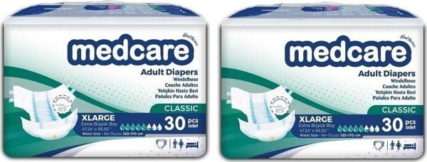 Yetişkin Hasta Bezi XLarge Classic (Ekstra Büyük Boy) 60 Adet - Image 1